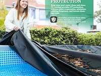 Uirway 12 ft rond zwembadafdekking - afbeelding 3 van  4