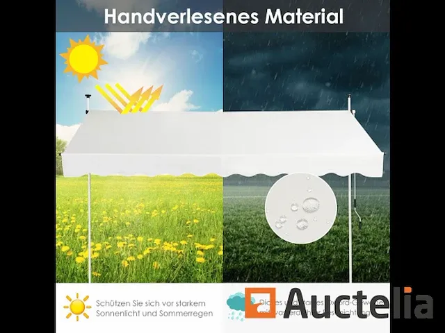 Uitbreidbaar balkon blind 300x120cm - afbeelding 3 van  7