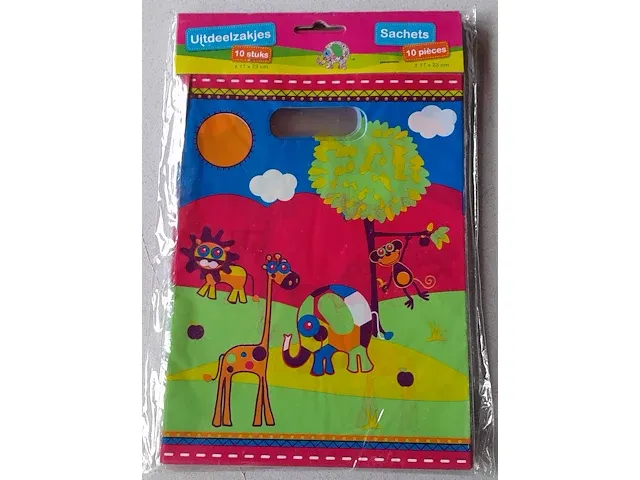 Uitdeelzakjes 8 * 10 stuks - afbeelding 1 van  5
