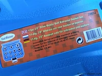 Uitdraaiset voor bouten en moeren 11 delig 3/8" - afbeelding 6 van  6