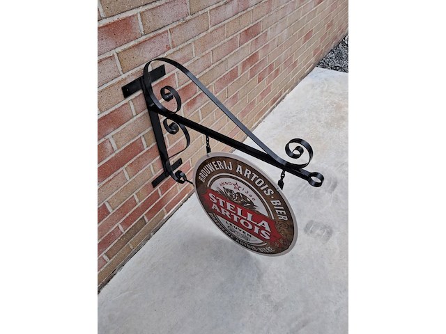 Uithang bord metaal van stella ( h 1140 mm d 860mm ) - afbeelding 4 van  4