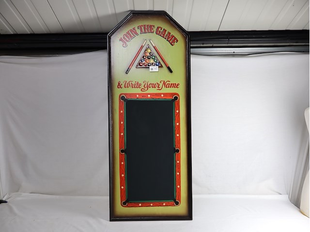 Uithangbord snooker - afbeelding 1 van  3