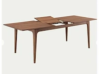 Uitschuifbare acacia eettafel - donker hout (8 tot 10 zitplaatsen) - afbeelding 3 van  3