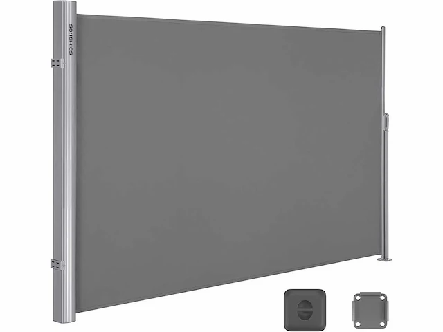 Uitschuifbare aluminium zijluifel 180 x 350 cm - afbeelding 2 van  3