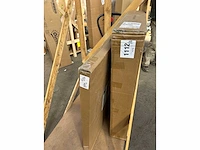 Uitschuifbare dienblad eettafel 160-200cm met walnoot houteffect - afbeelding 2 van  10