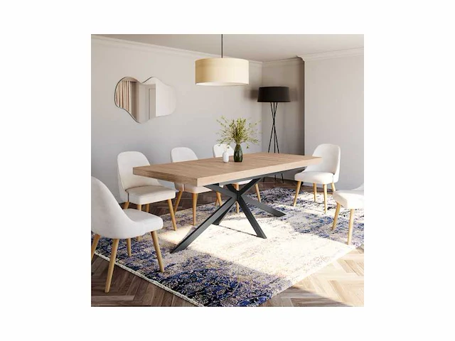 Uitschuifbare dienblad eettafel 200-240cm - afbeelding 2 van  8