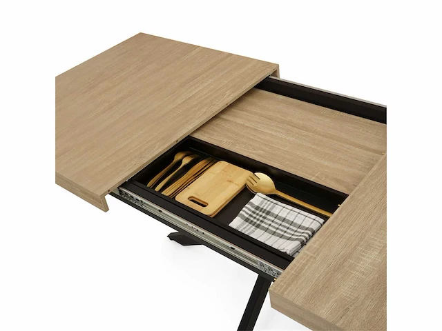 Uitschuifbare dienblad eettafel 200-240cm - afbeelding 5 van  7