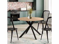Uitschuifbare eettafel - 110/150 x 76 x 110 cm - afbeelding 3 van  10