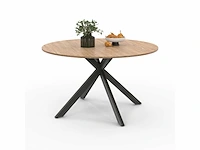 Uitschuifbare eettafel - 110/150 x 76 x 110 cm - afbeelding 4 van  10