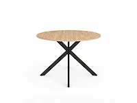 Uitschuifbare eettafel - 110/150 x 76 x 110 cm - afbeelding 7 van  10
