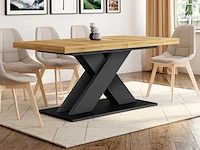 Uitschuifbare eettafel - 160-200cm - afbeelding 1 van  7