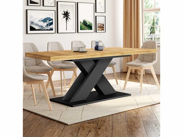 Uitschuifbare eettafel - 160-200cm - afbeelding 3 van  7