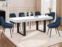 Uitschuifbare eettafel - 160-200cm - afbeelding 1 van  8