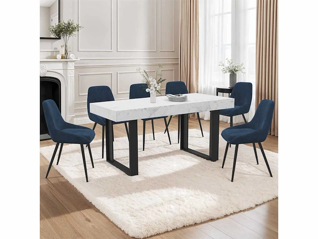 Uitschuifbare eettafel - 160-200cm - afbeelding 3 van  8