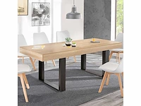 Uitschuifbare eettafel - 160x200 cm - afbeelding 5 van  11