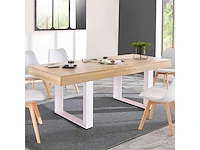 Uitschuifbare eettafel - 160x200cm - afbeelding 4 van  10