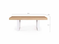 Uitschuifbare eettafel - 160x200cm - afbeelding 6 van  10