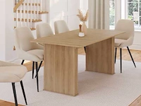 Uitschuifbare eettafel - lattenbodem - afbeelding 1 van  10