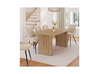 Uitschuifbare eettafel - lattenbodem - afbeelding 2 van  10