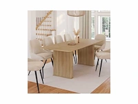 Uitschuifbare eettafel - lattenbodem - afbeelding 4 van  10