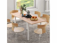 Uitschuifbare eettafel - afbeelding 2 van  5