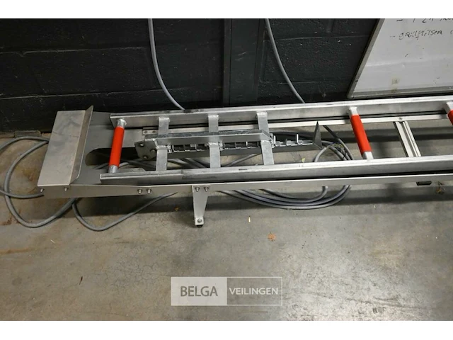 Uitschuifbare ladder met 10 sporten - aluminium - afbeelding 2 van  3