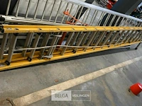 Uitschuifbare ladder met 16 sporten - aluminium - merk : altrex - afbeelding 1 van  2