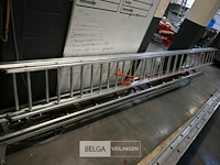 Uitschuifbare ladder met 2 x 20 sporten - aluminium - afbeelding 1 van  1
