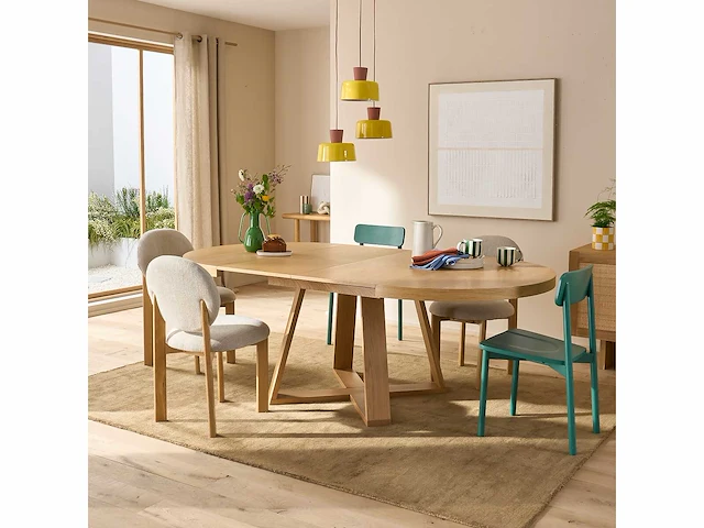 Uitschuifbare ronde tafel - tot 10 couverts - afbeelding 5 van  10