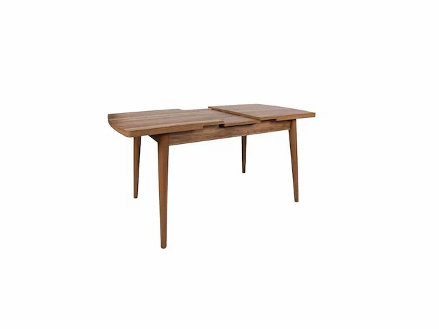 Uitschuifbare tafel - walnoot effect - afbeelding 8 van  10