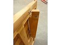 Uitschuifbare tuintafel in fsc teak - licht hout (8 tot 10 zitplaatsen) - afbeelding 3 van  32
