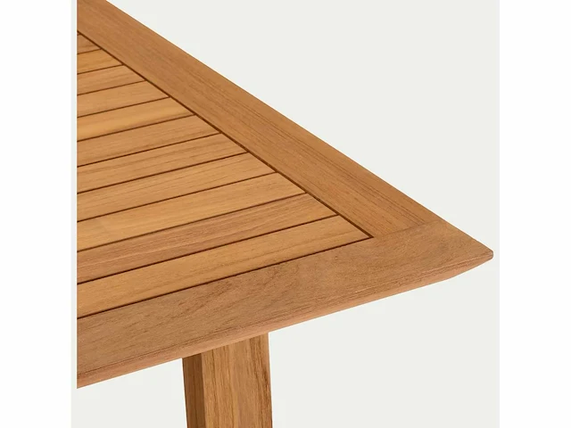 Uitschuifbare tuintafel in fsc teak - licht hout (8 tot 10 zitplaatsen) - afbeelding 14 van  32