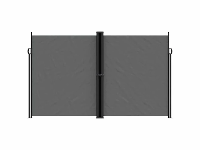 Uitschuifbare zijluifel antraciet 220x600 cm - afbeelding 3 van  7
