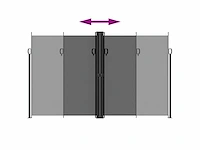 Uitschuifbare zijluifel antraciet 220x600 cm - afbeelding 5 van  7