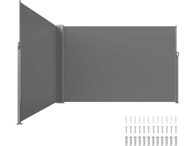 Uitschuifbare zijluifel – buitenscherm – 200 x 590 cm - afbeelding 2 van  8