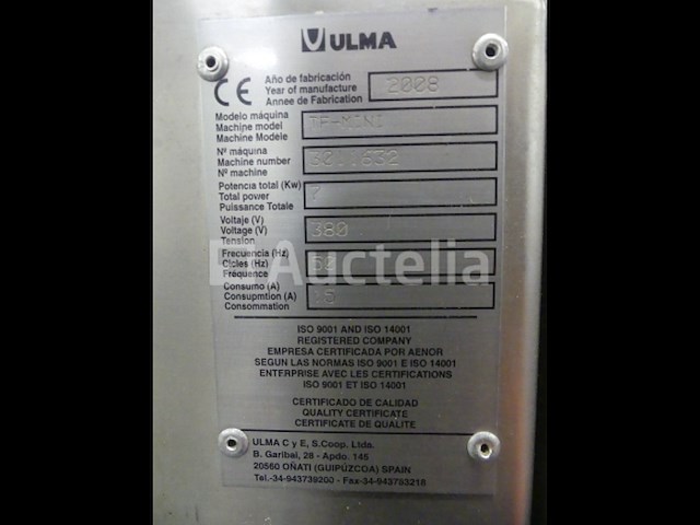 Ulma tf-mini thermovormmachine - afbeelding 3 van  11