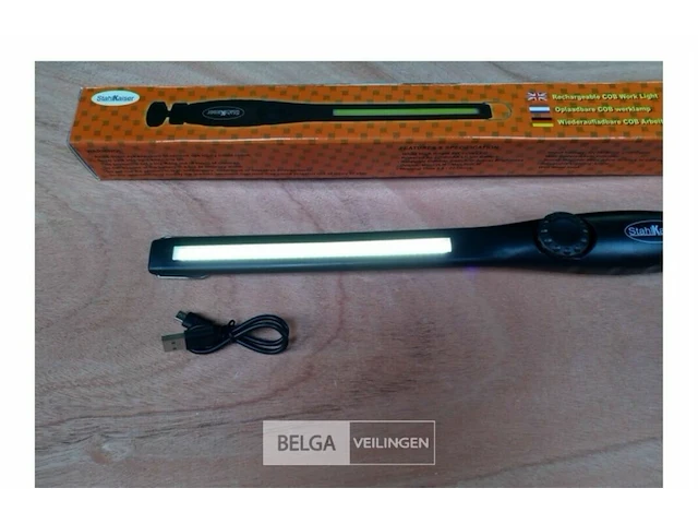 Ultra felle lichte herlaadbare staaf ledlamp met regelbare lichtsterkte tot 500 lumen- regelbaar van 5 tot 500lumen -nieuw en ongebruikt - afbeelding 2 van  3