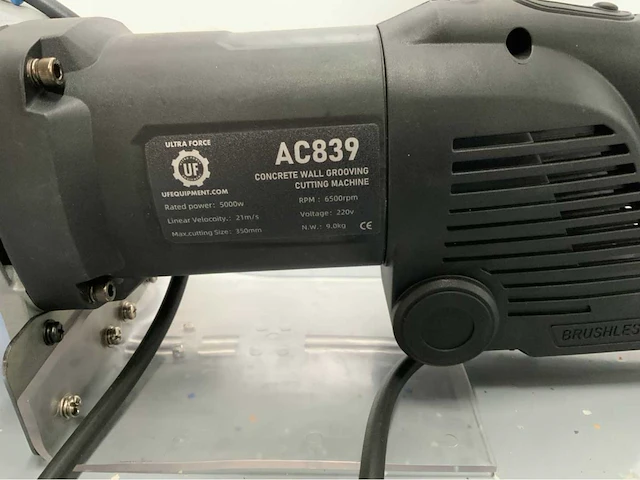 Ultra force equipment - 2025 - ac 839 - betonzaag - afbeelding 3 van  17