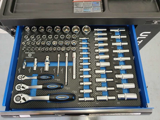 Ultra force equipment - 260-delig - gereedschapswagen - afbeelding 13 van  16