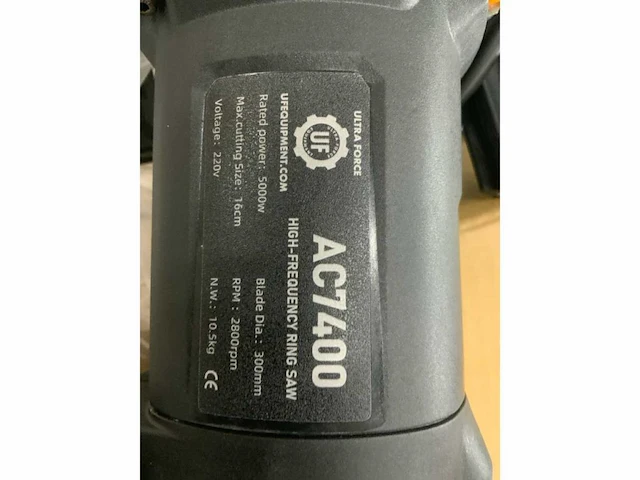 Ultra force equipment - ac7400 - betonzaag - afbeelding 13 van  23