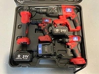 Ultra force equipment - accu gereedschapsset 4 in 1 - afbeelding 4 van  5