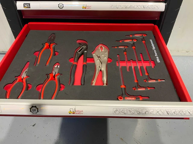 Ultra force equipment - gereedschapswagen 7 laden gevuld - afbeelding 19 van  24