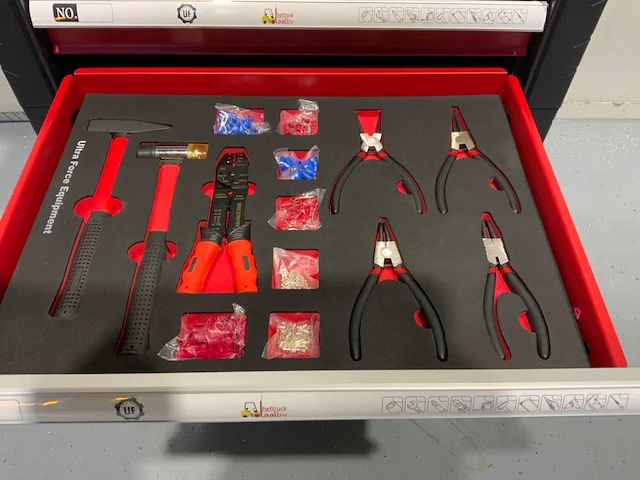 Ultra force equipment - gereedschapswagen 7 laden gevuld - afbeelding 22 van  24