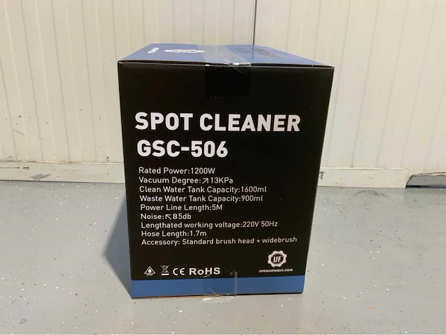 Ultra force equipment - gsc-506 - spot cleaner / extractiemachine - 2025 - afbeelding 8 van  8