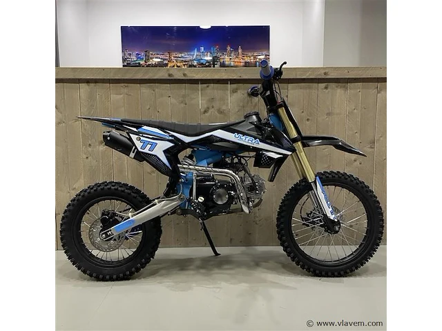 Ultra motocross 125cc blauw - afbeelding 3 van  18