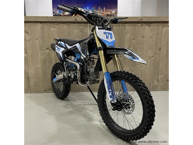 Ultra motocross 125cc blauw - afbeelding 1 van  18