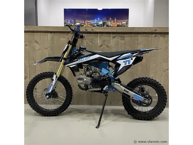 Ultra motocross 125cc blauw - afbeelding 11 van  18