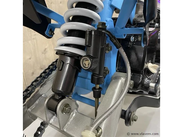 Ultra motocross 125cc blauw - afbeelding 15 van  18