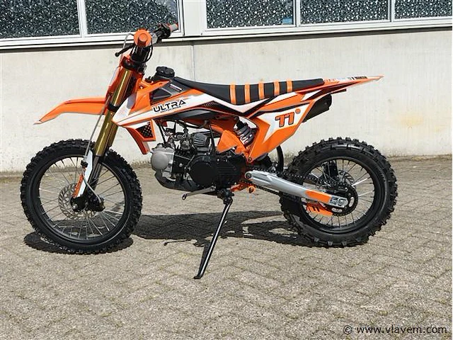 Ultra motocross 125cc oranje - afbeelding 7 van  21
