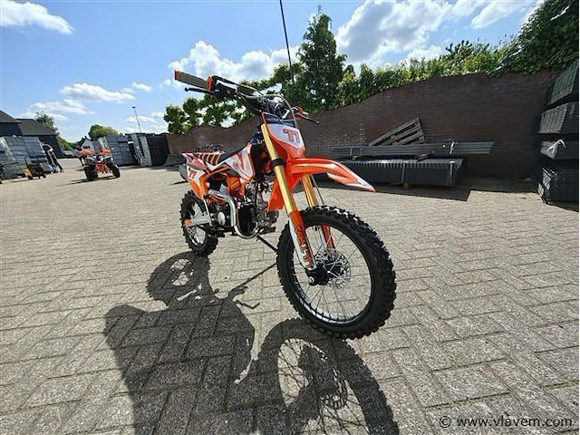 Ultra motocross 125cc oranje - afbeelding 13 van  21